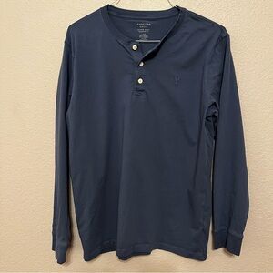 American Eagle Super Soft Standard Fit blue long sleeve shirt size large
